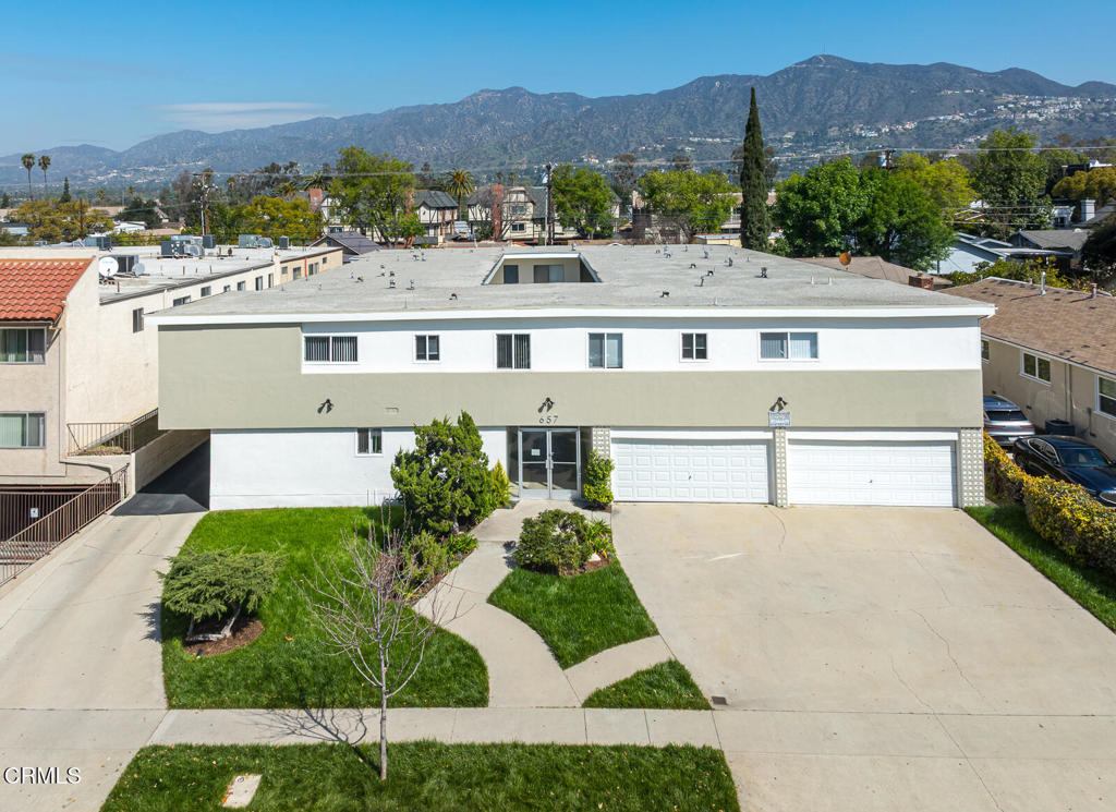 An exceptional investment opportunity awaits at 657 Milford Street, an 18-unit apartment complex with rentalupside in a prime Glendale location. This bright, airy, and modern property features six spacious 2-bed/1-bath units, two charming studios, and ten well-appointed 1-bed/1-bath units, appealing to a wide range of tenants. Residents will enjoy lush greenery in the beautifully landscaped front yard, a refreshing pool, onsite laundryfacilities, and the convenience of dedicated parking. Just minutes from The Americana at Brand, the property offers easy access to world-class shopping, dining, and entertainment. With strong income potential, sought- after amenities, and an unbeatable location, 657 Milford Street is a rare investment opportunity not to be missed!