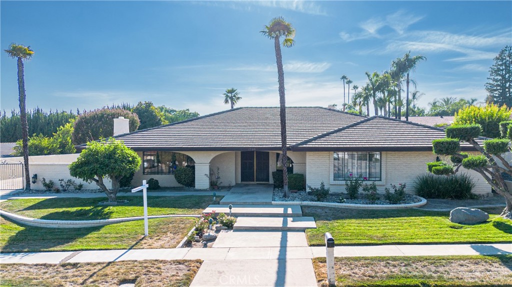 A Rare Opportunity in Prestigious Gula Gulch – First Time on the Market Since 1974! Welcome to 1739 N Tulare Way, an original Nick Gula masterpiece nestled in the highly sought-after neighborhood of Gula Gulch in beautiful Upland. This single-story home exudes character, offering 3,572 sq ft of living space on a generous 0.35-acre lot, and is brimming with potential. Featuring 5 spacious bedrooms and 3 bathrooms, this vintage gem is perfect for multi-generational living or future updates to make it your dream home. One bedroom and bathroom are ideally located on the opposite side of the home, offering a private suite perfect for guests, a Next Gen setup, in-law quarters, or even a rental opportunity. Additionally, the house has 2 fireplaces, living and dining rooms, kitchenette eating area, family room with a built-in bar, a Roman bathtub in the Primary Suite, and so much more....Step outside to your own personal retreat, where a large, inviting pool (built by Town & Country) awaits alongside an expansive covered patio—ideal for entertaining or relaxing in the shade. The oversized side yard offers rare RV parking with room for multiple recreational vehicles/toys. An oversized 2-car garage provides even more space and storage. Enjoy year-round comfort with dual air conditioners, attic fans to assist with cooling, and a well-maintained front and back yard. Inside, the convenience continues with a spacious indoor laundry room complete with a deep sink and ample cabinetry. This is truly a one-of-a-kind property that’s been lovingly cared for and is ready for a new chapter. Homes like this—especially in Gula Gulch—rarely come available. Home is located within walking distance to both Pepper Tree Elementary and Pioneer Jr. High Schools. Top Rated Schools in Upland!! Don’t miss your chance to own a piece of Upland history. Schedule your private showing today!