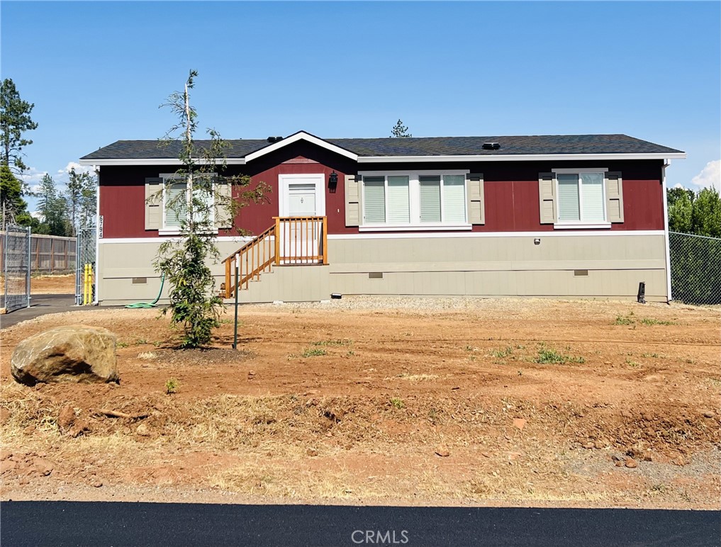 Welcome to 6794 Rexdale Lane in Paradise, CA. A newly built 2-bedroom, 2-bath home offering 1,065 square feet of thoughtfully designed living space on a spacious 0.24-acre lot. Constructed in 2023, this property features modern construction and an open layout that invites personalization. Whether you're a first-time buyer or looking to downsize, this home is a blank canvas full of potential. Ready for your finishing touches, landscaping vision, or future expansions.