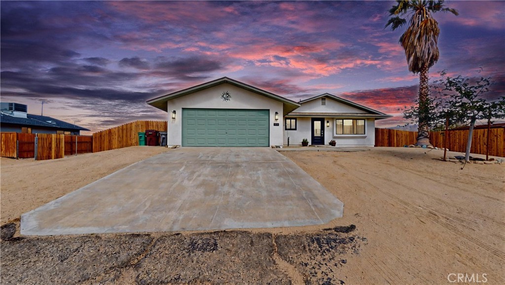 Desert Gem Minutes from Joshua Tree and Marine Base
This charming 2-bedroom, 1-bathroom home offers comfort, space, and convenience—ideally located just minutes from the entrance to Joshua Tree National Park and the 29 Palms Marine Corps Base. The larger bedroom measures a roomy 12x14, perfect for relaxing or working from home.
Recent upgrades completed in 2023 include energy-efficient Andersen windows with new interior and exterior framing, a stylish Andersen front door, and fresh mini blinds throughout. The property also features an oversized 2-car garage, providing ample space for parking, storage, or a workshop.
Enjoy the outdoors on a fully fenced lot, ideal for desert gear, tools, or creative projects. Whether you're seeking a comfortable full-time home, a vacation escape, or an investment near a national treasure, this home checks all the boxes.