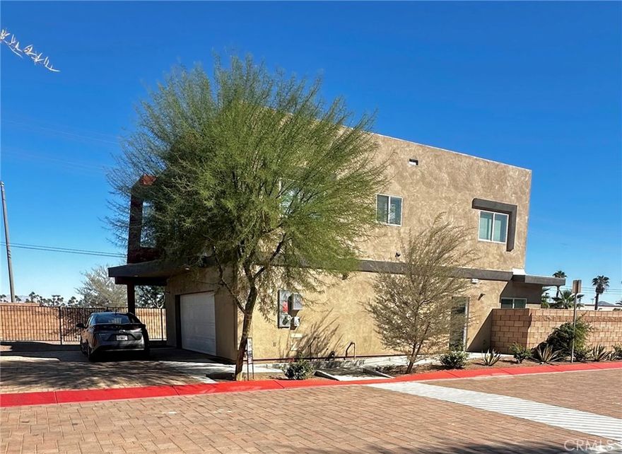3 years new modern single family home: 2 story 4 Bedroom, 3 Bath & 2 car garage home with wood laminate type flooring throughout. Granite kitchen includes Stainless appliances and Refrigerator. All bedrooms upstairs private gated back yard. Common area swimming pool. Solar Electric/Tankless Water Heater/Trash/Landscape & HOA all Included. Located near all amenities of shopping dining & much more. Online Applications:https://apply.link/bMKUccY