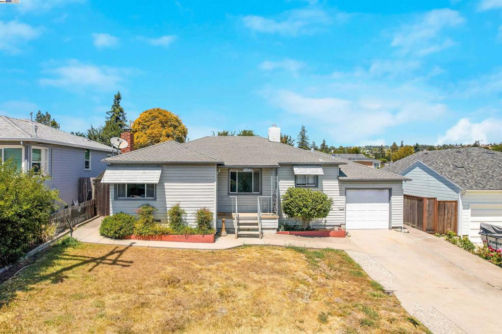 Welcome to this charming single-family home nestled in the heart of Castro Valley. This well-maintained property features 2 spacious bedrooms and 1 bathroom, offering a comfortable and functional layout. The bright living room boasts large windows that fill the space with natural light, while the open-concept dining area flows seamlessly into the kitchen—perfect for everyday living and entertaining. Step outside to a private backyard retreat with a patio, ideal for relaxing or hosting gatherings. Conveniently located near top-rated Castro Valley schools, parks, shopping, and BART, this home combines comfort, style, and accessibility. Don’t miss the opportunity to make this gem on Gem Avenue yours!