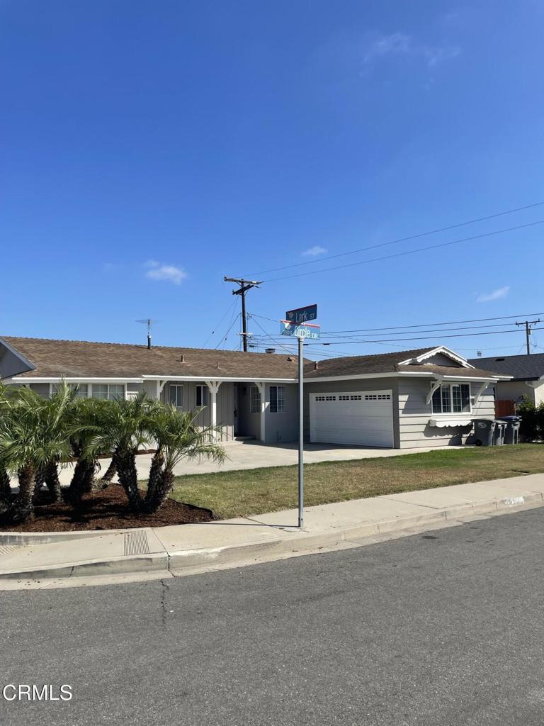 Fresh paint and carpet in this well kept 3 bedroom 2 bathroom home. Corner location with large driveway and 2 car garage. Good size yard with concrete patio area. Laundry hook ups in the garage and regular gardener service provided.