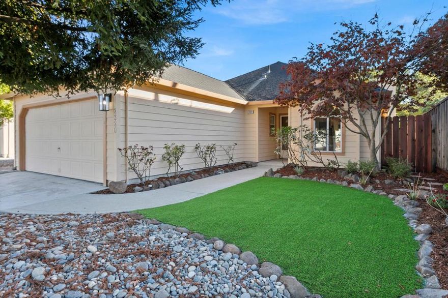 Immaculate Single Level Home on a Peaceful Cul-de-Sac in a prime mid-county location, convenient to everything. Stroll with family, friends and dogs to the playground and dogpark at Leo's Haven, or hop on a beach cruiser to the surf breaks at Pleasure Point. Head over to nearby Brown Ranch Marketplace and Capitola Mall, with Trader Joe's, Target, New Leaf and Whole Foods mere minutes away. Grab a coffee, catch a movie at the local theater, or saunter down to the quaint shops and eateries of Capitola Village. The home has been lovingly maintained with newly painted interior, showcasing its relaxed floor-plan with contemporary and durable surfaces greeting the eye at every turn. The front yard has been refreshed with lush landscaping under the shade of a perfectly proportioned and manicured redwood tree, surrounded by thoughtfully-placed river and lava rocks that lead you past the high-quality artificial turf lawn, mature roses, and ornamental trees and flora that welcome you home. Enjoy quiet afternoons in the privacy of the high-fenced back yard and patio, with a louvered spa cabana allowing you the luxury of enjoying a soak anytime in pleasant environs with just the right blend of sun and shade. At last! The ideal environment where you can settle in and thrive for years to come.