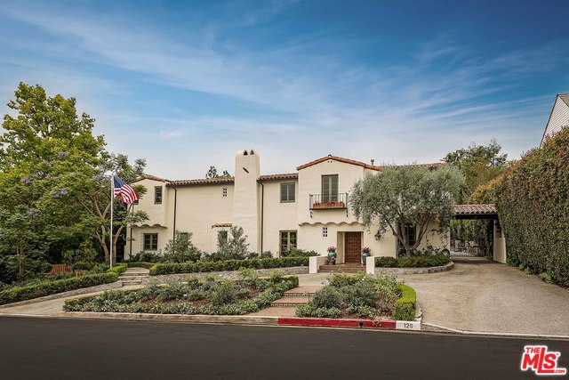 Located in the highly coveted, gated community of Brentwood Circle, this updated 1928 Spanish style estate, with outstanding indoor & outdoor entertaining spaces, is ideally suited for family living & entertaining. With an unparalleled location, this property is just moments from Brentwood Village, shops, restaurants & many highly acclaimed schools, including Brentwood, Archer School for Girls, Sunshine Pre-School, University Synagogue & UCLA. The home, with rooms opening onto the courtyard, with views of the lawn, garden & pool, is the ideal spot for both relaxing & entertaining. An open kitchen & family room flows easily into the outdoors. Upstairs, the master suite commands its own wing & is complete with balcony, adjoining office, bath & dual closets. In addition, all four of the bedrooms have ample closets with en-suite bathrooms. At the rear of the 17,000 square foot lot, sited above the two-car garage, is a sunny guest house.