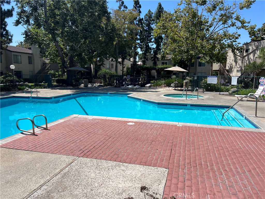 Charming single-bedroom, single-bath condo located in the desirable Cabrillo Park community. This well-maintained unit offers a comfortable living room, a dedicated dining area, and a functional kitchen layout, perfect for everyday living. Enjoy the convenience of a covered single-car garage space with additional guest parking available. Community amenities include a sparkling pool, relaxing spa, and a well-equiped fitness facility, all set within a beautifully landscaped environment. The location provides easy access to shopping, parks, and schools, making it ideal for both commuters and everyday convenience. Nearby freeway access ensures you're never far from the rest of Orange County.