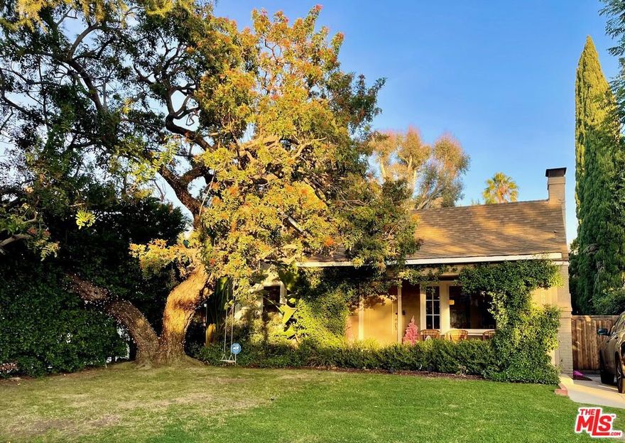 Please call or text for appointments. Do not email. A Charming 1922 Traditional in Hancock Park. This beautifully updated one-story, 3-bedroom, 2-bath home sits on the desirable east side of Lillian Way, offering gorgeous western sunset views from the living room with a wood-burning fireplace. The remodeled kitchen features granite countertops, stainless steel appliances, and recessed lighting, seamlessly connecting to an open floor plan with hardwood floors throughout. Enjoy year-round comfort with central air and heat. The expansive backyard (lot size: 7,587 sq ft) includes a spacious deck perfect for entertaining or watching the Wilshire Country Club's annual fireworks from the comfort of your own home. A detached 2-car garage offers ample storage. Ideally located between the Wilshire Country Club and Los Angeles Tennis Club, this home is within the coveted 3rd Street Elementary School district and part of the Hancock Park HPOZ.  Just blocks from Larchmont Village's beloved shops and restaurants, this is a rare opportunity to own a chic residence in one of Los Angeles' most prestigious neighborhoods. A true neighborhood retreat with quick easy access to the best of Hollywood, Studios, Century City, Beverly Hills and Downtown.