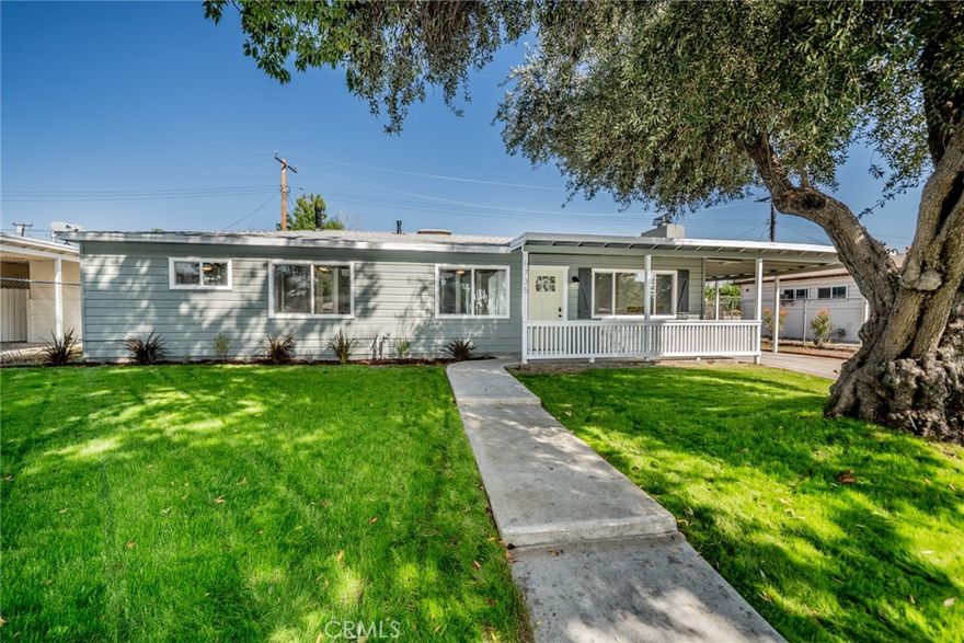Stylishly Remodeled North San Bernardino Home – Move-In Ready!
Experience the perfect balance of modern design and everyday comfort in this beautifully upgraded single-story home located in desirable North San Bernardino. Offering 4 bedrooms and 2 updated bathrooms, this residence has been thoughtfully renovated from top to bottom with today’s most sought-after finishes.
A lush new lawn and colorful landscaping set the stage for impressive curb appeal. Inside, a bright, open layout showcases recessed lighting, modern tile, wood laminate flooring, and designer fixtures throughout. The spacious living room features a stunning tiled fireplace and large windows that fill the home with natural light.
The open dining area flows effortlessly into a fully remodeled kitchen, complete with white shaker cabinetry, quartz countertops, and new stainless steel appliances—perfect for both everyday living and entertaining guests.
All four bedrooms are generously sized and include ceiling fans and ample closet space. The hall bathroom features sleek finishes, modern vanity and shower/tub combo, while the primary suite offers a private bath with a step-in shower and contemporary details.
Step outside to your spacious backyard, ideal for gatherings, gardening, or quiet relaxation. A detached bonus room—already equipped with gas, hot and cold water, with drainage—provides endless potential for an ADU, home office, studio, or outdoor kitchen set up for home based business.
Additional upgrades include a new HVAC system, new water heater, new windows, doors and a convenient indoor laundry area. Situated near schools, shopping, and dining, this turnkey property combines modern style, thoughtful upgrades, and a great location.
Don’t miss this exceptional North San Bernardino opportunity—schedule your private showing today!