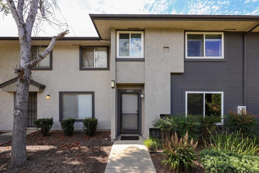 Welcome home to this beautiful, well-maintained 3 bedroom,1.5 bath townhouse located in one of Santee’s most desirable and well-kept communities. This lovely home features dual pane windows, forced a/c and heat, custom paint and an abundance of natural light throughout. The charming, bright, kitchen is equipped with newer upgraded appliances and opens into the dining area, creating a nice inviting space for everyday living. The first floor also includes a spacious living room, half bath, and indoor laundry area. Upstairs you will find all three bedrooms, including the large primary with a walk-in closet and direct access to the updated full bath. Out back, you will find two assigned parking spaces conveniently located directly behind the unit-one is a covered carport with ample built-in storage-both lead into a private, fully fenced patio with direct access to the kitchen. The complex is beautifully landscaped with lush, manicured grounds, a pool, playground, and greenbelt. It is centrally located near parks, schools and shopping, yet offers a quiet tranquil environment with picturesque mountain views.
