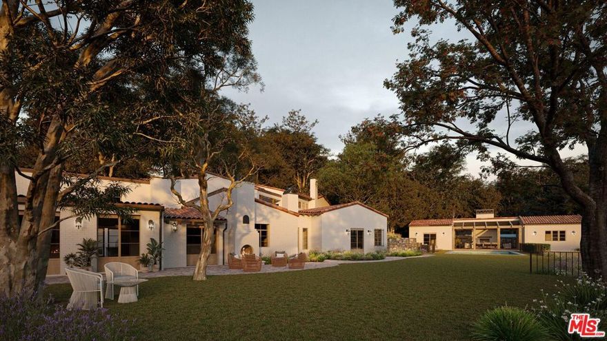 Tucked away above the prestigious enclave of Trousdale Estates, this extraordinary nearly one-acre development opportunity offers an unparalleled blend of privacy, prestige, and possibility. Steeped in Hollywood lore, the original 1927 residence was home to legendary figures including Katherine Hepburn and Boris Karloff, and is now poised for a breathtaking transformation. Permits have been pulled and construction has already begun on a masterfully reimagined estate with approved plans for a grand 9,000+ square-foot estate, seamlessly blending old-world charm with contemporary sophistication. The reimagined compound will feature a stately two-story main residence with a long private driveway, a well-appointed ADU, a dedicated pool house, and a resort-style pool, all set amidst a lush, expansive backyard designed for ultimate privacy and tranquility. Perfect for the discerning owner-user or investor, this is an unmissable opportunity to craft an extraordinary estate in one of Los Angeles' most coveted neighborhoods. A property of this caliber - rich in history, unrivaled in potential - comes along once in a lifetime.