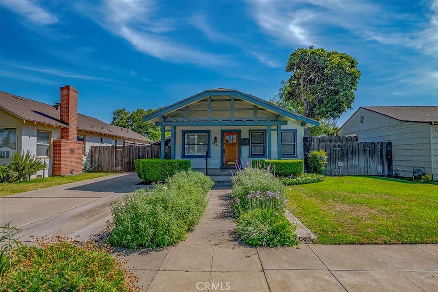 Adorable & Affordable Gem in the Heart of Merced!  Fall in love with this charming, well-kept home where pride of ownership shines through every detail. Featuring two cozy bedrooms and a beautifully updated bathroom with a touch of luxury, this home offers both comfort and style. The bright and inviting living room, kitchen, and sunroom create the perfect flow for everyday living and entertaining. Step outside and enjoy the beautifully landscaped exterior, complete with a back deck for morning coffee, a dining pavilion for gatherings, and an incredible amount of storage. Between the garage with an additional bonus room, covered carport, and gated driveway, you’ll have plenty of space and convenience—all wrapped up in a crisp, clean look.

This adorable Merced home is not only move-in ready but also a rare opportunity at an affordable price. Don’t miss your chance to make it yours!

Per seller (plans from previous addition) home is 1104 sq.ft. Tax records show 794 sq.ft. If important, buyer to verify.