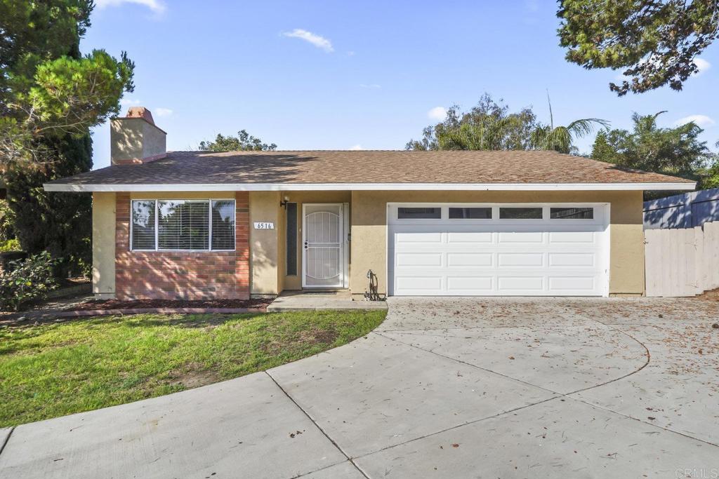 Feel the ocean breeze from this light and bright single-story home tucked at the end of a quiet cul-de-sac. With 4 bedrooms and 2 baths, 6516 Glidden Street backs to a canyon, offering peaceful backyard views and privacy while being just steps from the University of San Diego. Fashion Valley, Mission Valley, Morena District dining, downtown, the airport, and the coast are all minutes away. Inside, you’ll find fresh paint, updated bathrooms, new laminate vinyl plank flooring, and a primary suite with its own en suite bathroom. A two-car garage adds everyday convenience, while big-ticket improvements like a newer roof and a brand-new heating system provide comfort and peace of mind. Glidden offers the perfect blend of location, comfort, and San Diego charm.