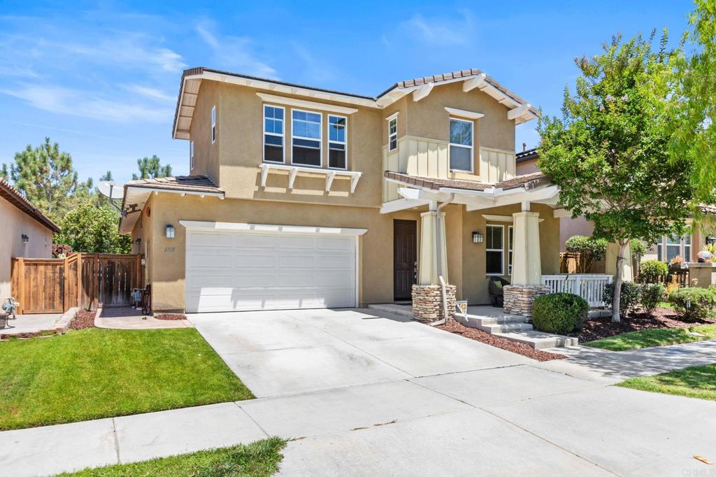 Entertaining Offers Between $1,000,000 and $1,049,000. Thoughtfully laid out with full bedroom & bath on main floor, perfect for guests or a home office. Spacious and efficiently designed to maximize both living & outdoor areas includes solar. The kitchen flows effortlessly into the family room. Perfect for everyday living and entertaining. Chef-ready kitchen features Granite countertops, stainless-steel appliances, and a center island with ample prep and storage space. Natural light & high-quality finishes Elegant faux wood floors, recessed lighting, and large picture windows create a bright, welcoming interior. Upstairs, you will find four bedrooms generously sized, with the Primary having a large walk-in closet, two sink areas and both a shower and bath. This home is part of the Vista Verde Master Association with amenities like a pool, spa, BBQ areas, playgrounds, and scenic walking trails Close to Wolf Canyon Elementary (˜0.5?mi), Rancho Del Rey Middle, and Olympian High (˜0.6?mi). Otay Ranch Town Center, parks, dining, and quick access to CA-125 all within reach. Approx 30-minute drive to the beach, downtown and the 32nd Street, Coronado and Imperial Beach Naval Bases.