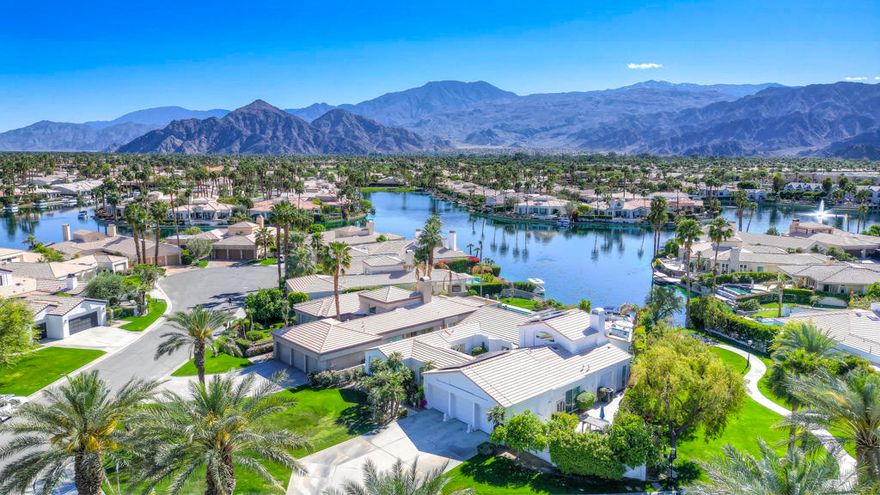 Discover the ultimate luxury waterfront lifestyle in this stunning 4-bed, 4-bath estate in the highly sought-after guard-gated Lake La Quinta community. With 3,415 sq. ft. of living space on an expansive 9,583 sq. ft. lot, this home offers breathtaking lake, mountain, and greenbelt views in a serene, south-facing setting. Step inside to soaring ceilings, skylights, and French doors that bathe the home in natural light. The open-concept living and dining areas are designed for comfort and entertaining, featuring a glass fireplace, wet bar, and a chef's kitchen with a center island. The detached casita is perfect for guests or a private home office. Outside, your personal paradise awaits--an infinity-edge pool & spa, spacious patio, built-in BBQ, and a private boat dock--complete with a boat! Whether you're hosting or unwinding, this exclusive retreat offers it all. Lake La Quinta residents enjoy resort-style amenities, including a community boat ramp, pickleball court, dog park, and 24-hour security. Don't miss this rare leasing opportunity! Call today for details on availability and rates.