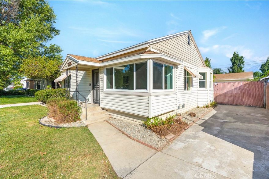 Fully Remodeled home in one of the finest neighborhood in Ontario.  Charming bungalow type home with 3 bedrooms and 2 baths.  So many upgrades:  new kitchen cabinets, new recess lighting, new water heater, new flooring, new baseboard, new paint, new sink, new quartz countertop, new hardware, fully remodeled bathrooms, new ceiling fans, new windows, and so much more.  Private ADU – Approx. 825 sq ft of Flexible Luxury. Beautifully brand new finished detached garage conversion with: private entrance, 2 bedrooms, new full bathroom, new kitchen, new flooring, washer/dryer hookup. Perfect for guests, extended stays, creative studio space, or boutique rental. Where historic craftsmanship meets modern elegance, this turnkey estate offers rare versatility and sophisticated living in one of Ontario’s most sought-after enclaves. Opportunities like this are truly rare—schedule your private showing today.