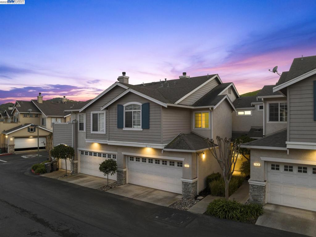 Welcome to your own tranquil oasis! This stunning home is located in the desirable communities Ca Highlands offering walking trails through Dublin Hills Regional Park right at the end of Brigadoon. With close proximity to shopping, schools, and freeway access.You'll be sure to love the luxuries this home & community has to offer; from a heated swimming pool steps away from your home, a wonderful patio with wooden fencing for privacy & ample sunlight throughout & for the gardener there is a complete irrigation system setup & available. The interior features an upgraded kitchen with all new stainless steel appliances & granite countertops. You will enjoy cooking in the beautiful kitchen & discovering the hidden features such as slide-out shelves! You are easily connected with friends/family with this open floor plan concept. The main level of the home boasts new luxury vinyl plank flooring that ties in the elegance of the fireplace.The spare bedrooms are of ample size and have their privacy and views. As you enter the primary bedroom you notice this is truly a suite with the space, vaulted ceilings, and the luxurious bathroom with its beautiful upgrades!