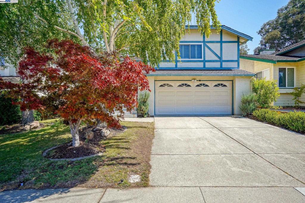 Welcome to 3104 Sombrero Circle, a thoughtfully updated 4-bedroom, 3-bath home located in the desirable Westside community of San Ramon. Built in 1982 and spanning 1,972 sq ft, this single-family residence offers both functionality and comfort with a flexible layout that includes a full bedroom and bath on the main level, ideal for guests or multigenerational living. Vaulted ceilings fill the home with natural light, while the upgraded kitchen features all-new stainless steel appliances: refrigerator, double oven, dishwasher, water heater, and washer/dryer. It also includes an induction cooktop and custom cabinetry with slide-out shelving for added convenience. The inviting family room includes a wet bar, and recent updates throughout include fresh interior paint, new luxury laminate flooring, recessed lighting, remote-controlled ceiling fans, and new toilets in each bath. A fully owned solar system keeps energy costs down. Additional features include dual-zone HVAC, a 2-car garage, and access to a community pool, tennis courts, and basketball area — all with a low $67/month HOA. Close to top-rated San Ramon schools, City Center Bishop Ranch, shopping, dining, and commuter routes, this move-in ready home is the total package.
