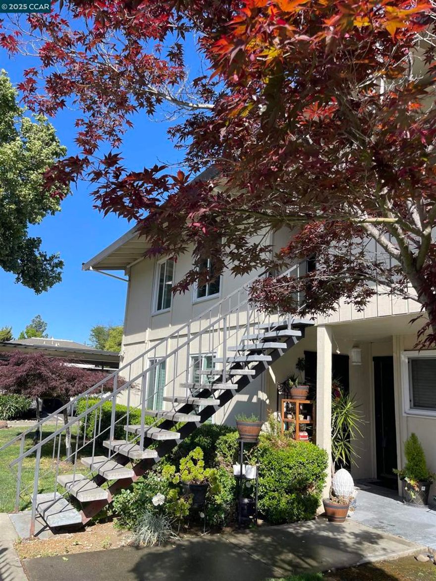 This Is Your Opportunity Knocking! Fresh, clean, and move-in ready — this updated condo offers comfort, style, and convenience in a 25-unit community.  Balcony inspections and any required and or recommended repairs have been completed by the whole community.   Enjoy a bright kitchen with a cozy breakfast nook overlooking the pool, featuring all-new appliances including a Frigidaire refrigerator, painted cabinets, tile backsplash, and sleek black stone countertops. The open layout connects the kitchen, dining, and living areas through a bar for easy entertaining.  Additional highlights include:  New lighting throughout  Tile and laminate flooring for low-maintenance living  Double-pane windows for year-round comfort  Dedicated office nook with access to a spacious covered balcony  Balcony storage locker for added convenience  Assigned space in gated covered parking. Laundry room just steps away. Relax by the centrally located pool — HOA covers water, garbage, pool, and common area maintenance.  Whether you're looking for an investment, a first home, or a commuter-friendly location, this is a fantastic opportunity with lasting value.
