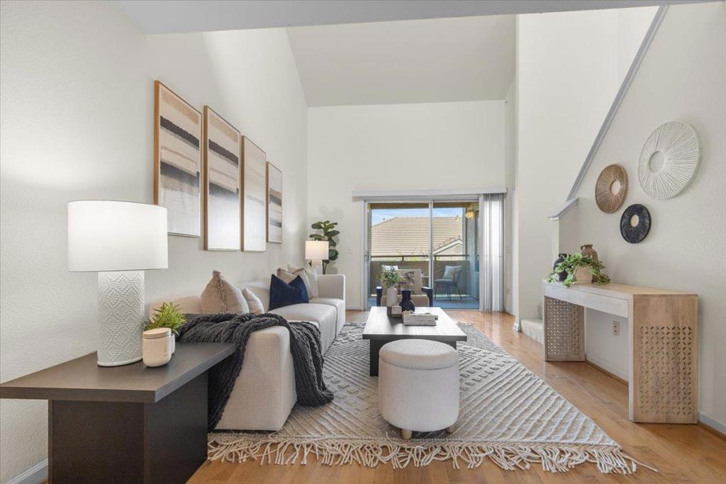 Welcome to your new home in the heart of vibrant North San Jose! This spacious residence offers 1,328 sq ft of well-designed living space, featuring 2 bedrooms and 2 full bathrooms, plus a generous loft that can serve as a third bedroom, home office, or a gym to suit your needs. The kitchen is equipped with a gas cooktop and seamlessly flows into the family room, creating an ideal setting for casual dining and entertaining. You'll also love the convenience of in-unit laundry with a washer and dryer included. Perfectly located in North San Jose, this home offers easy access to grocery stores, restaurants, and major freeways (101 and 680). Whether you're a first-time homebuyer or looking for an investment opportunity, this property checks all the boxes.