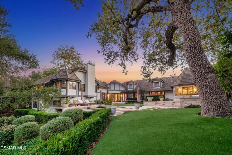 Absolutely exquisite timeless traditional with a premier location in the heart of North Ranch! This nearly 5400 square foot beauty shows true pride of ownership with an abundance of character, upgrades and state of the art designer finishes throughout! Boasting sensational views of the fairway of North Ranch Country Club, this stunning custom estate is surrounded by mature trees  providing one of the best settings in the area! Features include soaring wood beamed ceilings, a recently updated center island kitchen, jaw dropping family room with wet bar and  new wine center and so much more! All secondary bedrooms are over sized and en-suite and the primary is graced with a fireplace, sitting area, oversized finished walk in closet and a beautiful bathroom with a view! The grounds are amazing! There is a low maintenance infinity pool, bbq center and an abundance of usable drought tolerant turf, massive mature trees and a epic fairway view. All with rare total privacy! A very special​​‌​​​​‌​​‌‌​​‌​​​‌‌​​​‌​​‌‌​​​‌​‌​​​‌‌​ offering!