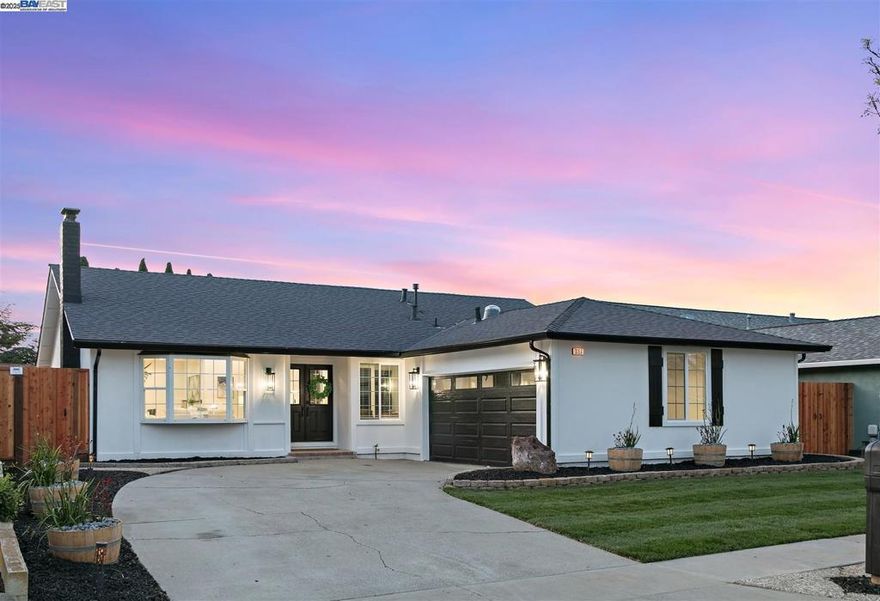 OPEN HOME Saturday and Sunday 1p to 4p! Welcome to 8159 Peachtree Avenue, a stylish and modern home that seamlessly blends contemporary design with comfort. This fully updated home features open-concept living spaces, a sleek, chef-inspired kitchen, and high-end finishes throughout. Abundant lighting with multiple sky lights!  New premium flooring, new paint inside and out, and new bathrooms!  The spacious backyard is perfect for entertaining or unwinding in privacy. Located in a desirable neighborhood with easy access to shopping and dining. A top-rated private  school is very close by.  Get onto 84 or 880 very conveniently.  Home is located 13 minutes from Facebook HQ!  Experience both convenience and luxury—don’t miss this incredible opportunity!