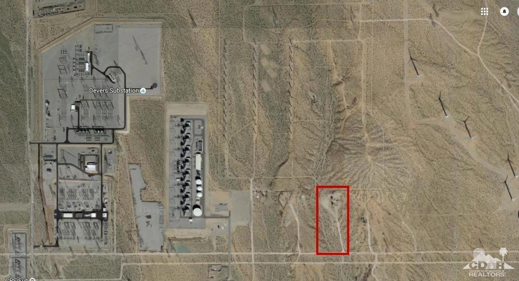5 acres in Riverside County near the CVP Sentinel Power Plant and Devers Substation. Power storage or solar land. The zoning is liberal (W-2) and the land use is Public Facilities. Great time to invest before all the area land gets assembled and developed for energy storage and support. APN 668 140 005