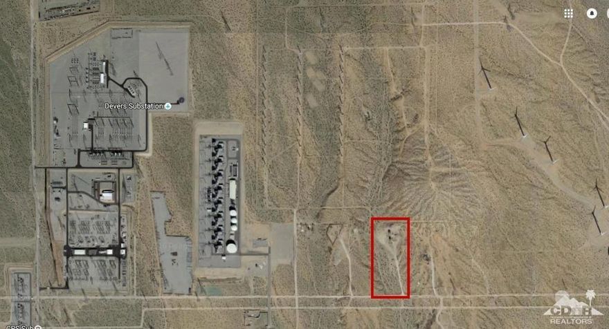 5 acres in Riverside County near the CVP Sentinel Power Plant and Devers Substation. Power storage or solar land. The zoning is liberal (W-2) and the land use is Public Facilities. Great time to invest before all the area land gets assembled and developed for energy storage and support. APN 668 140 005
