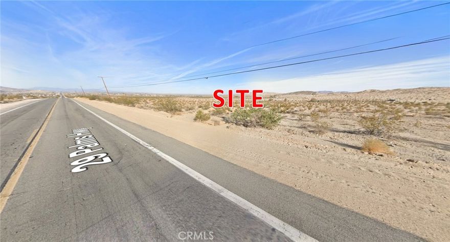 Nestled amidst the majestic beauty of the Mojave Desert, this sprawling 5-acre parcel on Twentynine Palms Highway offers a rare opportunity to build your dream home or investment property amidst breathtaking landscapes. Located in Twentynine Palms, CA, an area renowned for its vibrant sunsets and clear starry nights, this vacant land is a blank canvas awaiting your vision.
This prime location offers easy access to Joshua Tree National Park’s awe-inspiring rock formations and trails. For those seeking tranquility without sacrificing convenience, this property ensures quick highway access while maintaining serene privacy—affording you both seclusion and accessibility. Embark on an extraordinary journey of creation amid one of California's most captivating destinations; your desert oasis awaits.