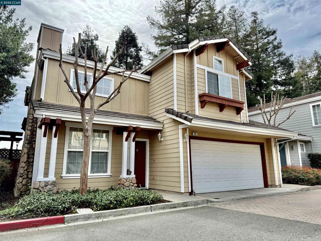 Premium lot location! Property is beside the rear greenbelt and backs into a quiet retirement community. Conveniently located near shops, restaurants, Hwy 680, Pleasant Hill BART, park and trail. Property is move-in ready and has new GE stainless-steel appliances (refrigerator, stove/oven, dishwasher and microwave), new laminate floor in the 1flr and new carpet throughout the 2flr! Features vaulted ceiling entrance to living/dining rooms and stairway to the 3 BRs on the 2nd floor. Master BR suite features jacuzzi and walk-in closet. Updated cabinet finishes. Gas fireplace in living/dining rooms. Dual pane windows. Serene patio/BBQ area in the backyard. Sprinkler system. Interior laundry room. Extra garage refrigerator.