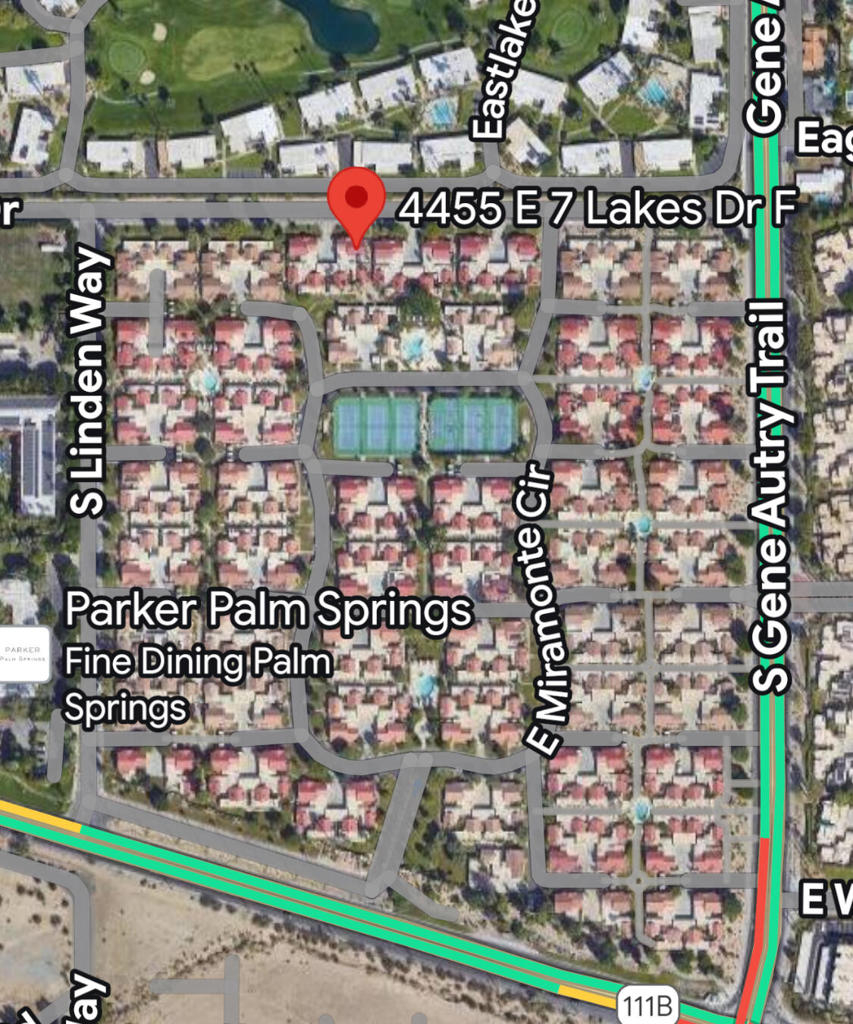 Welcome to one of the most desirable neighborhoods in Palm Springs--highly sought-after South Palm Springs! Call James Guillermo 760-449-1345 for this deal. This is a rare opportunity to own a home in Canyon Sands at an incredible value. Full of charm and personality, this artsy, well-designed property has fantastic bones and is ready for you to make it your own. Step inside and be wowed by signature architectural features including iconic tongue-and-groove open-beam ceilings and dramatic glass walls that blur the line between indoor and outdoor living. Multiple sliding doors lead to a spacious, totally private patio--perfect for entertaining or simply soaking up the Palm Springs sun. It's quintessential desert living! The home also includes a two-car attached garage with direct access, a full-size laundry area, and access to all the resort-style amenities Canyon Sands is known for: 7 saltwater pools & spas 2 saunas 5 championship tennis courts (2 lighted) 3 lighted pickleball courts 33 acres of beautifully landscaped grounds in the Melody Ranch neighborhood, low priced Lease land, and more. Don't miss this exciting opportunity--property is being sold as is. Come take a look today and bring your vision to life! HOA includes cable, internet, roof, water, trash, and sewer. Want to rent it out? No problem! 29-day minimum rentals are allowed! Priced like an REO! Buyer to verify all information.,