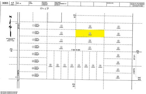 Photo of 0 183RD ST E / AVENUE W5, Llano, CA 93544 (MLS # SR26072685)