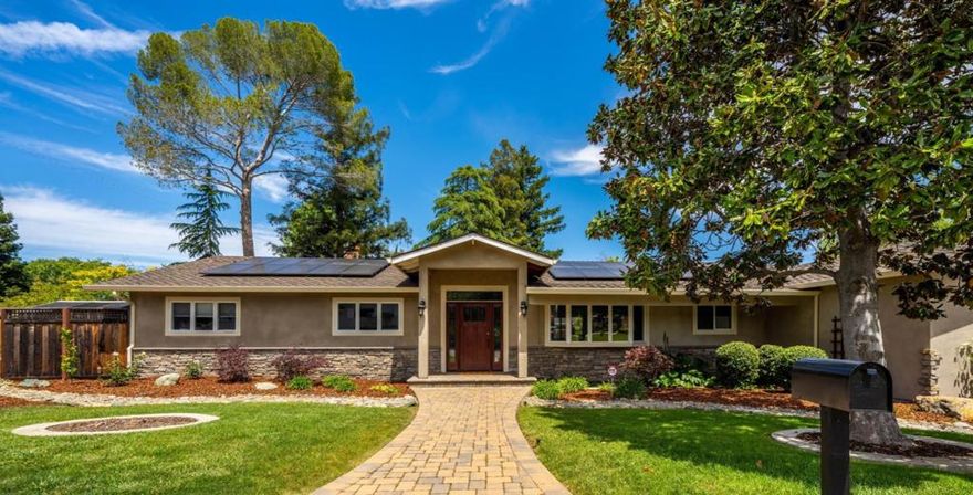 Welcome to this wonderful home located in the heart of the Almaden Country Club. Chef's kitchen is ideal for culinary enthusiasts, equipped with stainless steel appliances, large island, bar area with a wine refrigerator, and pantry for storage. Open-concept dining area includes a breakfast bar and eat-in kitchen. Spacious living room and elegant fireplace capture the heart of the home. Inviting bonus room for cozy evenings and calming mornings. Indoor laundry room. 3-car garage, 240V hookup for EV charging. Sparkling pool, spa, outdoor bbq kitchen and built in seating for entertaining and relaxing. Experience a perfect blend of luxury and functionality in this exceptional home. FEATURES: * Main Living Area with vaulted ceiling, fireplace; opens to the pool and yard * Bonus Room or Den * Chef's kitchen, large entertainment island for gatherings * Wood flooring * Primary Suite, large closet; shower, tub, 2 sinks * Laundry Room * Gardening planter boxes, Roses, Lemon Tree * 3 car garage * A/C * Solar Panels Enjoy beautiful surrounding views of the Santa Cruz mountains. Close proximity to trails, shopping, and excellent schools. Please allow at least 24 hours for an appointment. Accepting all applicants and sources of income.