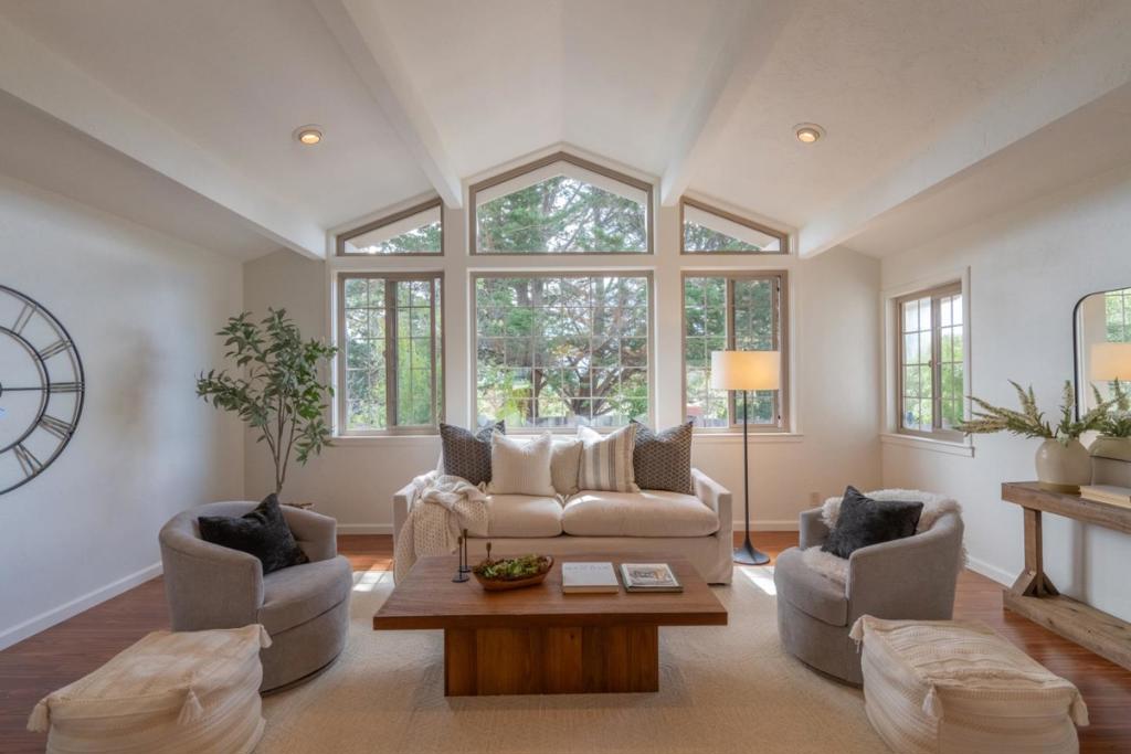 Sited in the desirable Monte Regio neighborhood of Monterey, this single-story 3-bedroom home offers a thoughtful floor plan with the kitchen and dining area seamlessly flowing into a generous family room. Featuring two fireplaces and convenient inside laundry and large pantry. This property sits on a spacious corner lot and offers lots of privacy, complete with a fenced backyard. Perfectly positioned just minutes from downtown shops, restaurants, and schools, it offers ideal location and comfort in the heart of Monterey.