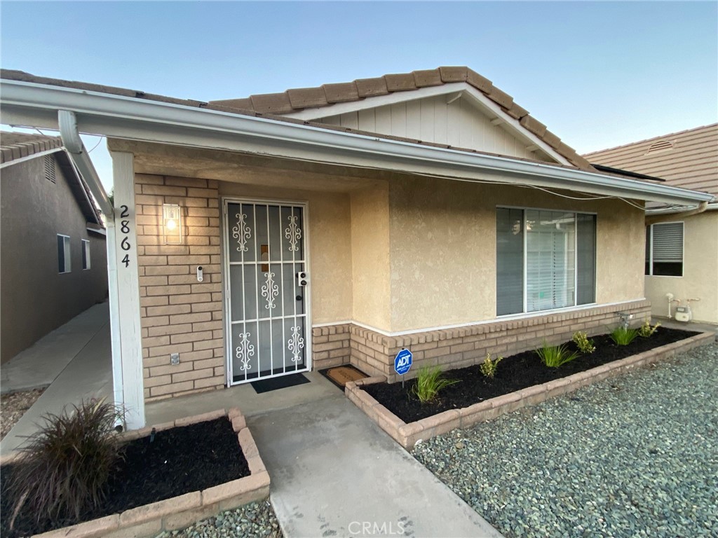 Charming 2-Bed, 2-Bath Home in Hemet – Move-In Ready!
Welcome to this beautifully maintained 2-bedroom, 2-bathroom home in the heart of Hemet. Featuring a spacious layout, this home boasts a large living room and a formal dining room with elegant French doors that open to the patio—perfect for enjoying the cool breeze. A stylish wrought iron double gate adds charm and security to the patio entrance.
Freshly painted interiors and new light fixtures give the home a bright, modern feel. Stay comfortable year-round with central air and heating. Both bedrooms are generously sized with ample closet space, and there are plenty of cabinets and storage throughout the home.
The fully upgraded kitchen includes a new refrigerator, oven, microwave, and dishwasher. Enjoy cooking with redone cabinets, a sleek matte black faucet, and plenty of counter space.
The home features beautiful large tile flooring throughout, with brand-new, plush carpet in the bedrooms for added comfort. The attached garage offers a dedicated work area and washer/dryer hookups. Solar panels provide energy efficiency, and there's additional private parking in the back.
Located just minutes from popular shopping centers, restaurants, entertainment, and a nearby casino—this home has it all!