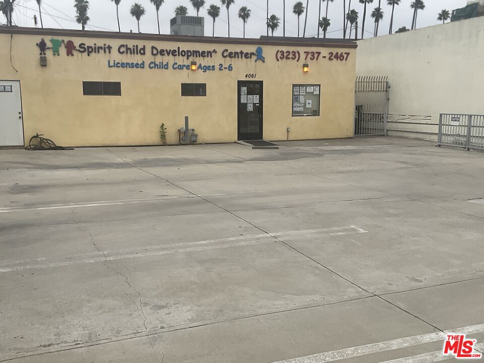 Lovely stand-alone building with an open floor plan, constructed in 2010. Two air conditioning systems; one at the front of the building and another at the rear. Most recently utilized as a preschool, licensed by the state licensing system. Safety approved play structure in the back of the building. One adult bathroom, and a second bathroom with five stalls suitable for children. Easily modified into a second adult bathroom if needed. Full kitchen with an ample pantry area. Three offices, and one break room. The building was constructed with potential expansion in mind, so the existing foundation can accommodate the construction of a second story if needed. Electric security gate at the front of the building. Ample gated parking, also at the front of the building.