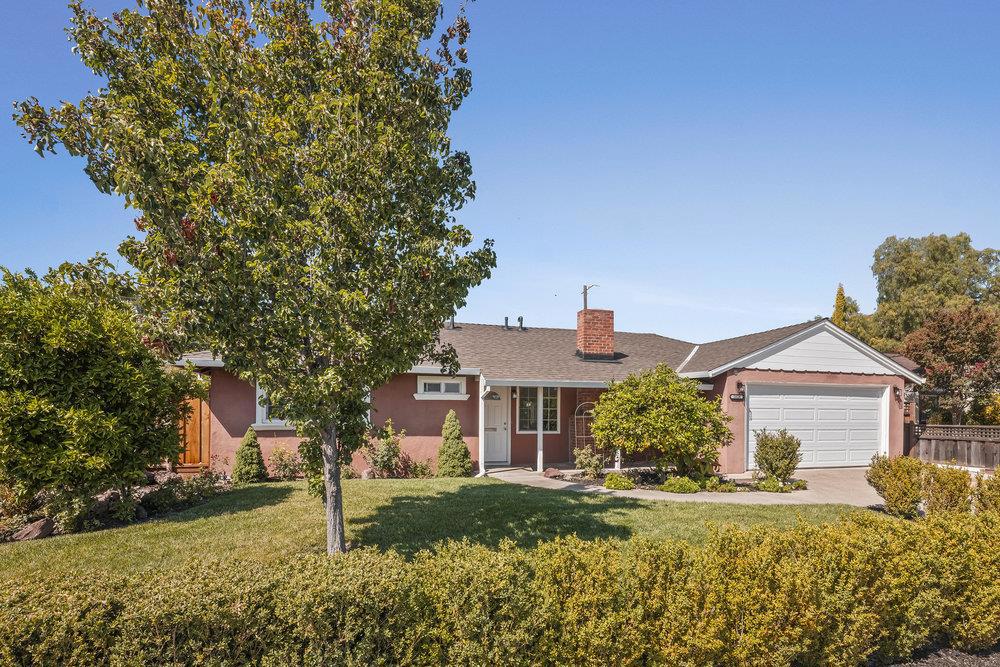 Welcome to this beautifully updated 4-bedroom, 2-bathroom single-level residence in the vibrant heart of Santa Clara. Originally expanded in 2009, the home showcases soaring vaulted ceilings, an inviting open-concept layout, and a serene primary suite with an en-suite bath and direct access to a private deck, ideal for relaxing or entertaining. At the center of the home, a thoughtfully designed gourmet kitchen features premium appliances, generous storage, and a large eat-in island. The bright living and dining spaces flow seamlessly together, enhanced by durable flooring throughout. A spacious 2-car garage with ample storage, convenient indoor laundry, high-efficiency solar panels, and a whole-house water filtration system for sustainability. A paved yard with multiple entertaining areas, including a charming gazebo. East-facing for natural light, this home blends comfort, convenience, and modern upgrades. Perfectly positioned in Silicon Valley, youll be moments from major tech campuses like Nvidia, Intel, and Cisco, as well as top-rated schools, scenic parks, shopping, dining, and easy transportation options. Move-in ready and centrally located, this rare offering delivers the best of Santa Clara livingcommunity, convenience, and exceptional quality.