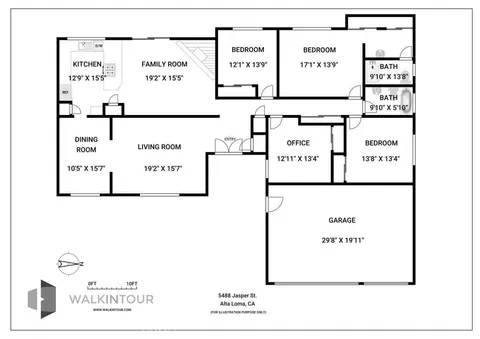 5488 Jasper Street, Alta Loma, CA 91701 - MLS#: CV25258883