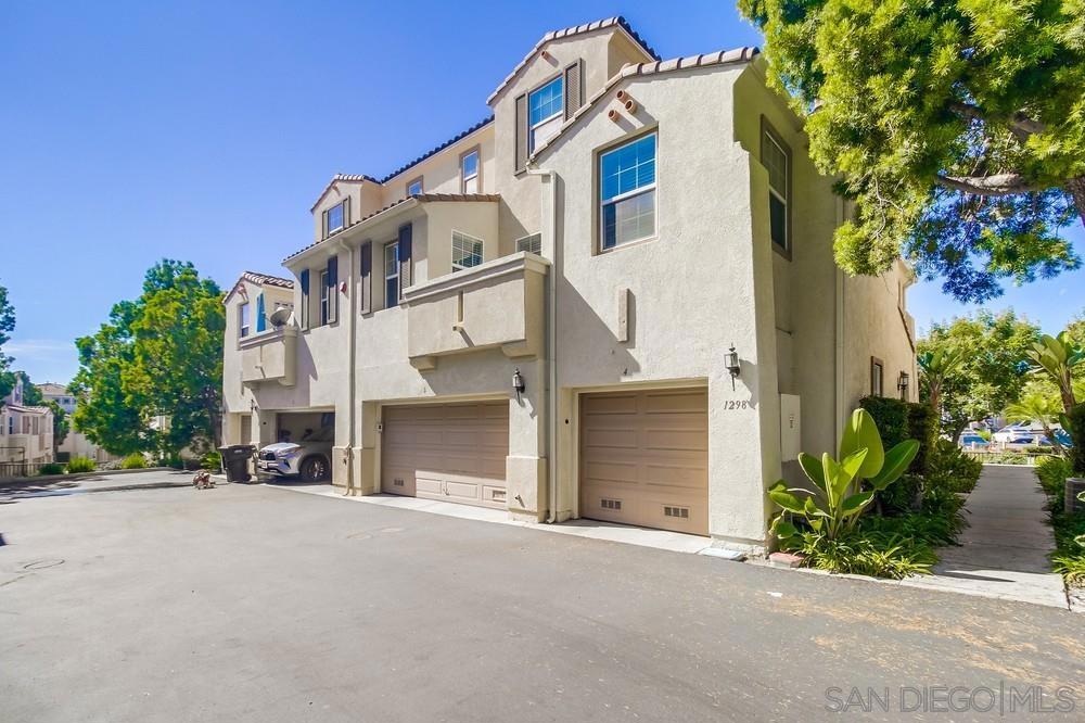 Lovely Townhome offers convenience and comfort in a desirable location, in the heart of Otay Ranch! Charming 2-bedroom, 2-bath residence is nestled in a gated community, just steps away from shopping, restaurants, and schools. With an open-concept kitchen featuring a spacious island, a cozy balcony for relaxation, and a master suite complete with a walk-in closet in the third floor. Plus, enjoy the community pool and the ease of a one-car garage with direct entry. One bedroom with full bathroom in the 2nd Floor next to the living room. Washer and Dryer in the garage.