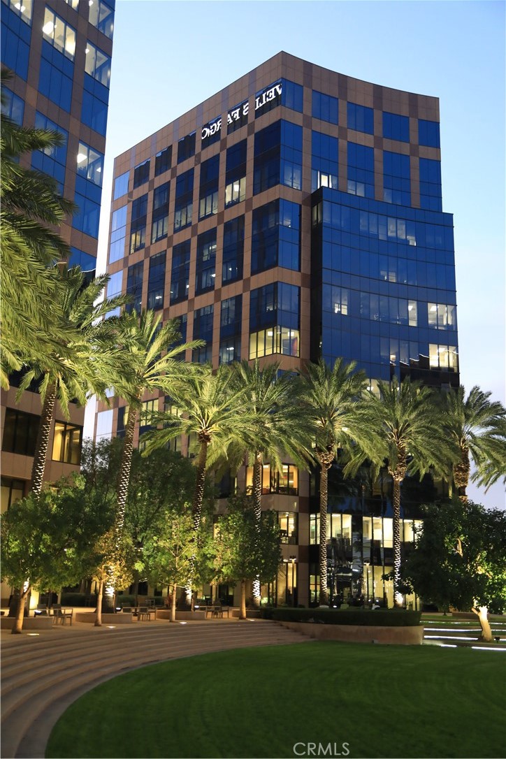 Suite 250: 3 offices, kitchen, and storage room.
Located within Irvine Concourse, 2020 Main St. features high quality granite facade comprised of Carmen Red and Rojo Porrino Pink granite, offset by full height blue reflective and solar gray glass. The building offers a 100 lb/sf load factor, newly renovated five passenger elevators that move at 400 feet/minute with 3,500 pound weight capacity, a freight elevator that offers access to the loading dock, a parking garage that services 2030 Main St. and will be expanded to offer 7 levels - 886 spaces for employees and visitors, card access control system for parking and a 12' ceiling on the first floor. Electric Vehicle Charging Stations in the Parking Structure. Numerous amenities such as two hotels, 10 restaurants and the Sports Club Irvine are within walking distance. John Wayne Airport and 405 Freeway are located nearby.