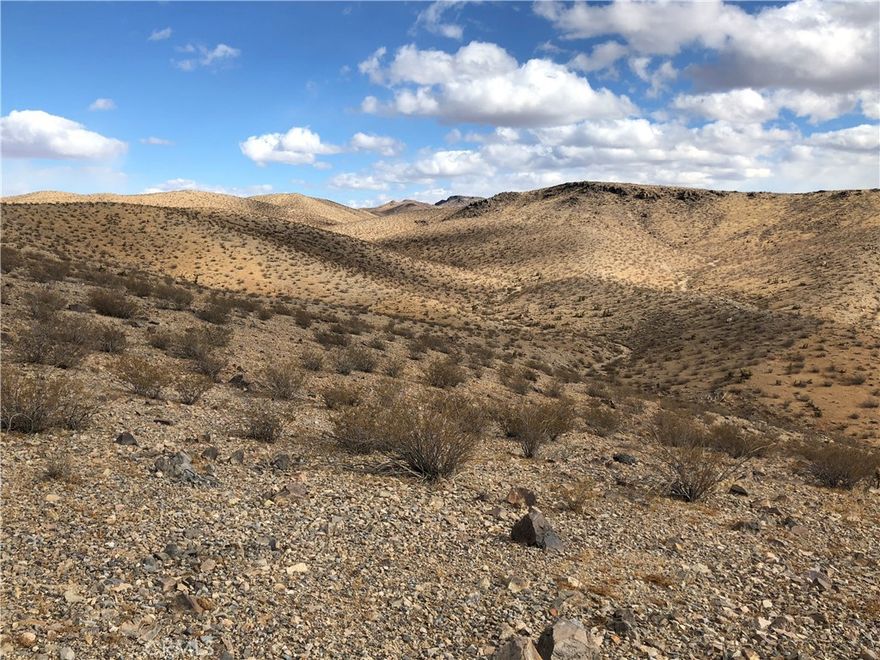Giant 39.4 Acres of Raw Land near Accessible Dirt Road. South of Barstow, and East of Highway 247. A Beautiful and Completely Peaceful & Private Area for a Person Who Would Like to Get Away From it All, But Still be Close to Civilization. Wonderful place to Build a Single Family Ranch Home, Use for Recreation, Raise Horses, Lodging, Grow Agricultural Crops, and a Variety of other Uses for RC Zoning! Topography is Mountainous so Excellent Spot for Hunting, Off Roading, Camping & Hiking! Owner is Willing to Carry Seller Financing With Only $1,000 Down & Flexible Terms!! Great Investment Opportunity! Parcel Dimensions 1,329 Feet x 1,261 Feet. San Bernardino County APN # 0417-043-09. Cal Electric Road Turnoff is on Hwy 247 About 1.4 Miles North of the Slash X Cafe.  Possible Windmills and Solar Location!(High Tension Power Lines Adjacent Property for Connecting to the Grid!)