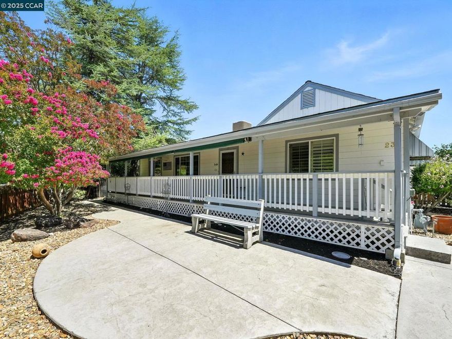VERY RARE OPPORTUNITY TO OWN THIS PROPERTY ZONED R20 USED FOR HORSE/LIVESTOCK PROPERTY.    A SPRAWLING MAIN RESIDENCE BEAUTIFULLY REMODELED WITH GREAT ROOM, CHEF'S KITCHEN, CUSTOM OFFICE, GLEAMING HARDWOOD FLOORS THROUGHOUT, INTERIOR LAUNDRY W/WALK IN PANTRY, TWO EN SUITE MASTER BEDROOMS; FRONT & REAR VERANDAS & SPARKLING POOL WITH 180 DEGREE BREATHTAKING VIEWS. SOLAR SYSTEM OWNED AND NEW CENTRAL HVAC SYSTEM.  TRULY AN ENTERTAINER'S PARADISE SITUATED ON  1.16 ACRES  THIS HOMESITE IS SUBDIVIDABLE! THIS IS A DO NOT MISS OPPORTUNITY.    ADORABLE COTTAGE STYLE ADU CURRENTLY RENTED SEPARATE FROM MAIN HOME ALONG WITH ADD; STUDIO & 1/2 BATH @ BARN AND TWO STALLS.  OPEN HOUSE AUGUST 16TH & 17TH FROM 1 - 4 PM