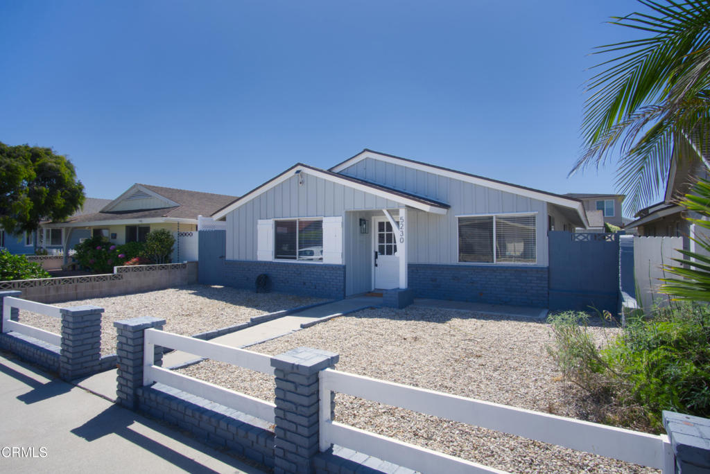 Welcome to coastal living at its finest! This beautifully furnished single story 3 bedroom, 2 bath home is located in the highly desirable Mandalay Bay beach community, where the sound of the waves is never far away.Inside, you'll find charming wood beamed ceilings, a cozy brick fireplace, and a light filled layout designed for comfort and relaxation. The home offers a detached 2-car garage with convenient alley access, plus low maintenance front and back yards, perfect for easy coastal living.Enjoy the ideal location. Just moments from the beach, local dining, shopping, parks, and Port Hueneme Naval Base. Whether you're looking for a quiet retreat or a home near the heart of activity, this property delivers both.
