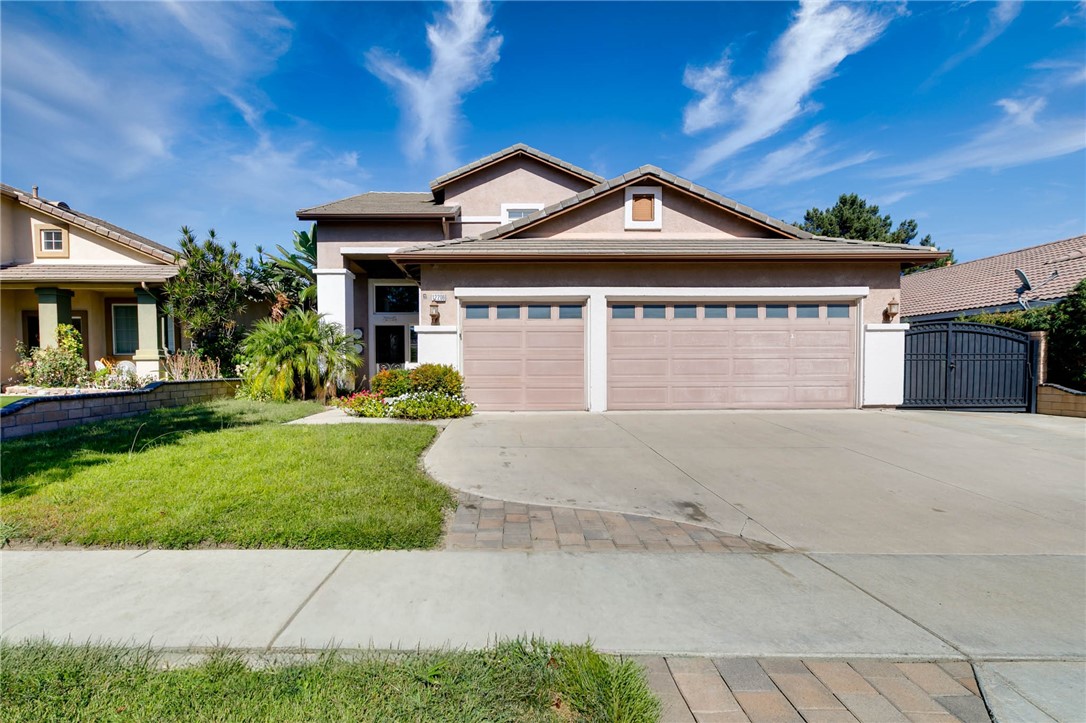 Beautiful SFR 2-story pool home with RV parking in the heart of Rancho Cucamonga! This Sweet home features 4 bedrooms + loft (possible 5th bedroom if converted), 3 bathrooms, formal living & dining rooms, and a gourmet kitchen with granite counters open to the family room. Upstairs bedrooms offer breathtaking views of the San Gabriel Mountains, including Rancho Cucamonga Peak, like a living painting framed by the windows. Spacious 3-car garage ( new Painting on floor) plus RV parking (Outside adjacent Garage).Upgrades including crown molding, Plantation shutters in recent years. Backyard is an entertainer’s dream with a pool, spa, waterfalls, swim-up Caribbean-style bar, outdoor kitchen with BBQ grill, granite countertops, 2 beverage fridges, pavilion, Alumawood patio cover, and fire pit. Located in a prestigious neighborhood near Victoria Gardens Mall and surrounded by numerous shopping plazas, dining, and entertainment options. Easy access to the 210 freeway. Move-in ready and a must-see!