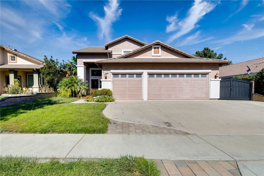 Beautiful SFR 2-story pool home with RV parking in the heart of Rancho Cucamonga! This Sweet home features 4 bedrooms + loft (possible 5th bedroom if converted), 3 bathrooms, formal living & dining rooms, and a gourmet kitchen with granite counters open to the family room. Upstairs bedrooms offer breathtaking views of the San Gabriel Mountains, including Rancho Cucamonga Peak, like a living painting framed by the windows. Spacious 3-car garage ( new Painting on floor) plus RV parking (Outside adjacent Garage).Upgrades including crown molding, Plantation shutters in recent years.  Backyard is an entertainer’s dream with a pool, spa, waterfalls, swim-up Caribbean-style bar, outdoor kitchen with BBQ grill, granite countertops, 2 beverage fridges, pavilion, Alumawood patio cover, and fire pit. Located in a prestigious neighborhood near Victoria Gardens Mall and surrounded by numerous shopping plazas, dining, and entertainment options. Easy access to the 210 freeway.  Move-in ready and a must-see!