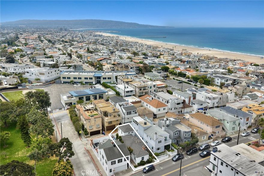 Discover prime coastal living at 352 27th Street, perfectly positioned equidistant to the Hermosa and Manhattan Beach Piers. This Hermosa Beach single family home on a full ocean view lot is just two blocks from the beach and one house off of the beautiful and lush Valley Park. The charming cottage features two bedrooms and one bathroom, with a cozy fireplace anchoring the light-filled living room. Modern upgrades throughout make this home move-in ready, while preserving its original warmth and character.



The bonus room above the two-car garage offers serene park views and is complete with a full bathroom and kitchenette—ideal for guests, a home office, or creative studio space. A private backyard patio invites morning coffee in the sunshine or a cocktail under the stars. 



Step outside and stroll down to local favorites like Gitana Café and Martha’s, grab essentials at The Green Store, or enjoy dinner at Slay Hermosa or the Bottle Inn. The 27th Street corridor offers a perfect balance of tranquility and accessibility, making it an ideal location for both full-time residents and those seeking a beach retreat.



Whether you're looking to invest, move in, or build your forever home, this location in the coastal zone delivers with its unbeatable combination of beach proximity, coastal charm, and South Bay lifestyle. Experience the best of Southern California beach living at 352 27th Street, where every day feels like a vacation and the beach is your backyard.