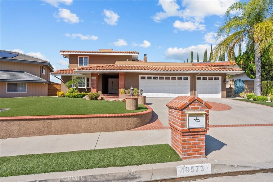 Welcome to this beautifully designed 5-bedroom, 4-bathroom pool home that perfectly blends luxury, comfort, and functionality. Nestled in the desirable Porter Valley Estates, this spacious residence features a main-level bedroom with a private en-suite bath, ideal for guests or multi-generational living. A separate powder room adds convenience for visitors. Step into the heart of the home, an expansive chef’s kitchen complete with upgraded flooring, generous storage and counter space, including a huge island with wine storage, perfect for entertaining or family meals. The open-concept living and dining areas flow effortlessly to the backyard oasis, complete with a sparkling pool and spa, and breathtaking views creating your own private retreat. Upstairs, you'll find the additional well-appointed bedrooms and bathrooms including a spacious primary suite with ample closet space and custom walk-in shower. Whether you're hosting gatherings or enjoying a quiet night in, this home offers the perfect setting for every lifestyle. Conveniently located near the Porter Valley Country Club, with easy access to the 118 freeway, hiking trails, shops and restaurants. This home truly has it all!