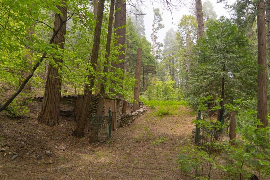 Located in one of the most magical and exclusive neighborhoods in the Lake Arrowhead area. The first cabins built in the canyon date back to 1895 when the canyon was U.S. Forest Service land. Today the Dogwood Blue Jay Canyon is home to 83 cabins on 160 acres. There are only two vacant lots in this private, gated community, and only this 1/3-acre, level lot sits on the natural, year-round creek. The house burned down about 20 years ago, and now it awaits your cabin dreams. A great location for those seeking inspiration, or simply an escape from the big city. Surround yourself with a forest of Dogwoods and Pines and walk the private trails that ramble through the community greenbelt. The HOA has their own water company with some of the most pristine water quality anywhere in the state.