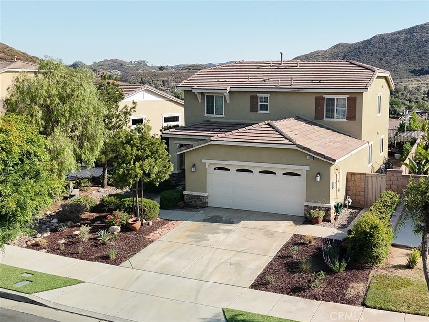 Beautiful views & total privacy! PAID OFF SOLAR This beautiful home is located in the highly sought after community of Canyon Hills. This community has so much to offer its residents for recreation, relaxation and summer fun! With three spacious pool facilities, two tot lots, a beautiful rose garden and three city parks you never run out of options within your own community. You also have schools within the neighborhood! All of the shopping stores you will need are also conveniently located at the entrance of the community. As you walk into the home you'll notice a mudroom to your right and ample storage closets throughout. The first floor has a FULL BATHROOM AND SPACIOUS BEDROOM. The living room has a fireplace and views to the backyard and hills. The kitchen offers plenty of cabinets for storage and double sliding doors that let in lots of natural light. The backyard is spacious and has no rear neighbors and a covered porch. The second story of the home offers 3 additional bedrooms and 2 full bathrooms. The bedrooms are all spacious and have high ceilings. The primary bedroom offers a shower, soaking tub, and walk in closet with views of the hills.

You definitely do not want to miss out on touring this home!