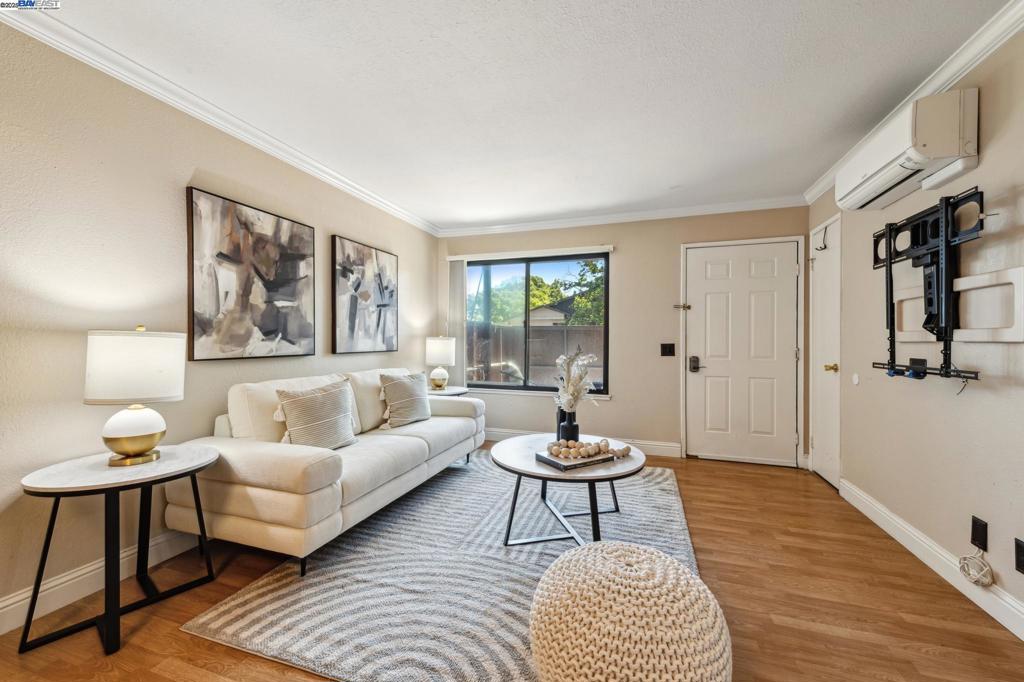 Experience the perfect blend of modern upgrades & tranquil living in this beautifully remodeled 2BR/1BA ground-floor condo, nestled in the serene backdrop of Mission Hills. Enjoy convenient, step-free entry into a home that impresses from the moment you walk in, w/beautiful laminate wood flooring flowing seamlessly throughout. Inside, discover a gorgeous, updated kitchen boasting newer cabinets, sleek quartz countertops & a full suite of stainless steel appliances. The newer bathroom continues the theme of modern elegance. Private patio for you to enjoy or your furry friend. In-unit laundry & is equipped with newer HVAC units to ensure year-round comfort. 1 carport space & an additional guest parking permit. Community pool. Exterior recently remodeled. HOA covers for trash, water & building insurance. Location is paramount. It's near BART & bus stops for easy commuting. Enjoy close proximity to Fremont Blvd, freeways & the Dumbarton Bridge, offering quick access to Silicon Valley. A wide array of schools, diverse restaurants, grocery stores & parks are all within easy reach. For outdoor enthusiasts, the Alameda Creek Regional Trail & Quarry Lakes Regional Recreation are just a few miles away offering picturesque paths for walking, biking & enjoying nature. OH Sun 2-4pm