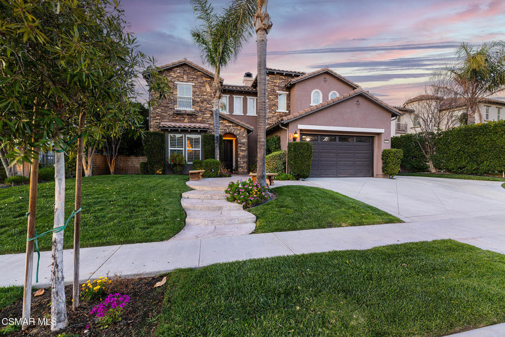 Welcome to this beautiful and versatile home in the highly desirable Wildhorse Canyon community! This meticulous home has so many amenities and creative touches. Featuring four bedrooms with the potential for two additional bedrooms, this home offers incredible flexibility to fit your lifestyle.The charming curb appeal is highlighted by a picturesque fountain, setting the tone for the elegance inside. Step into the formal dining room, complete with custom built-in cabinets and a buffet which is perfect for entertaining. The updated open kitchen with ample storage boasts brand-new appliances, a 24-hour hot water circulator, and a four-filter water purifier--ideal for modern living.The cozy family room features a custom-built TV entertainment center, seamlessly connecting to a versatile game room or office. The primary suite is a luxurious retreat, offering a separate reading room/craft room or private office along with custom cabinetry for added convenience. The three other upstairs bedrooms are spacious and can be used as an additional office. One of the upstairs bedrooms is currently a library but can be turned back into a bedroom.This home is loaded with upgrades, including owned solar panels, central vacuum and a brand-new AC and heating system. There is also a soft water system. Step outside into your backyard paradise, featuring an oversized spa, built-in BBQs, a fire pit, and a covered patio with a workshop/winelab ready for the grapes to be harvested.The lush yard even includes grapevines, adding a touch of vineyard charm.Additional highlights include a three-car garage and RV parking, alarm system and massive storage. This amazing home is truly a must-see, offering comfort, style, and endless possibilities!